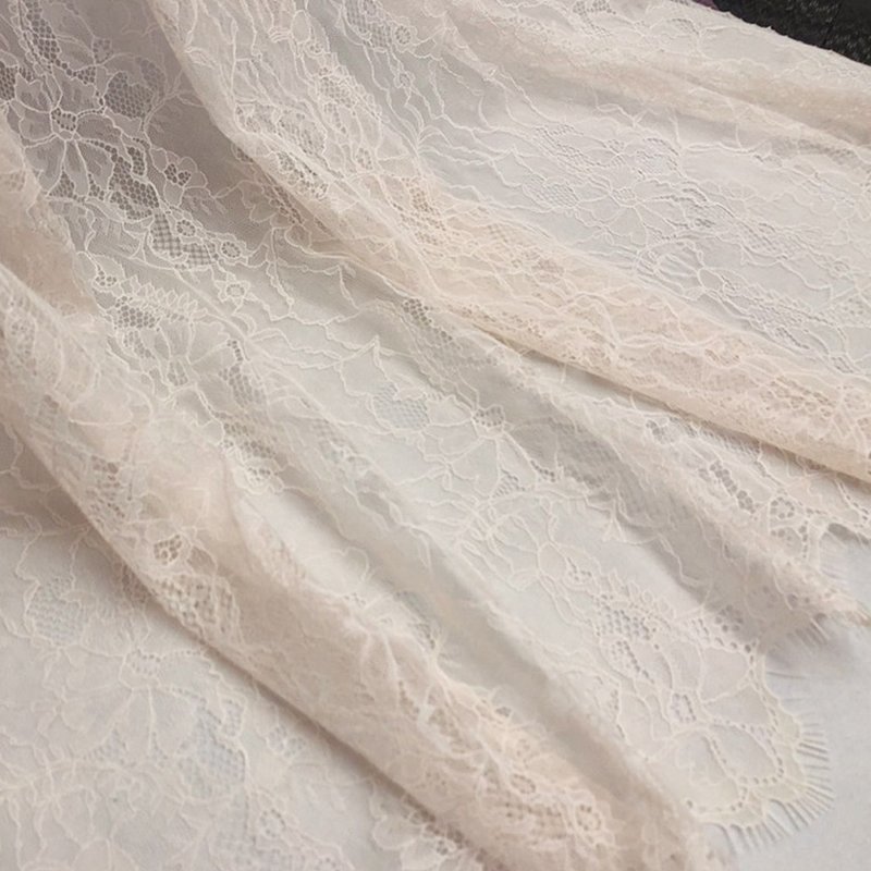 Dress Bridal Warp Knit Lace Fabric for Women's Wear Wholesale Supplier 8